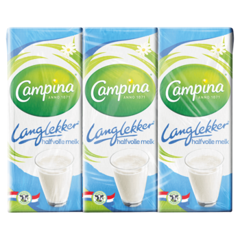 * Campina Melk halfvol pak 5x6x0,2 ltr.