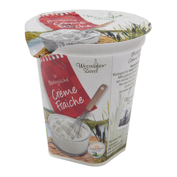 W.R. EKO crème fraiche beker 125 gr.