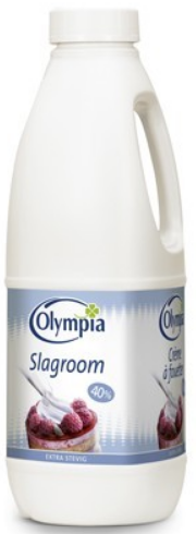 Slagroom Olympia 32% gezoet 1,5 ltr.