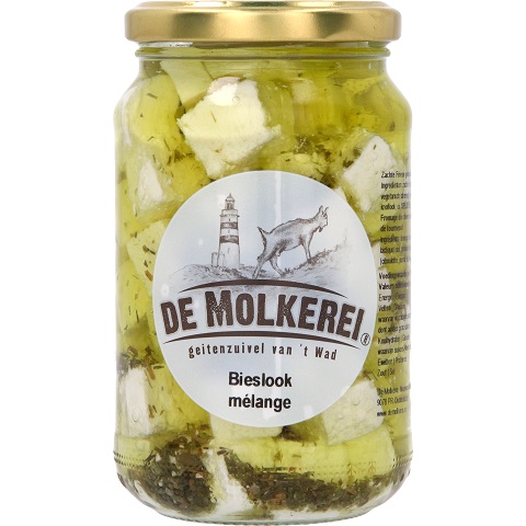 Geitenkaas pot Bieslook melange 350 gr.