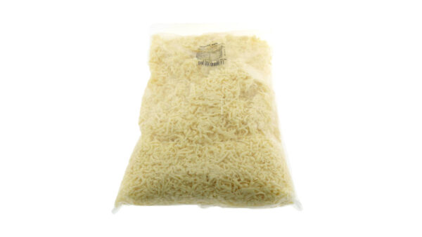 Geraspte foliekaas Gouda G48 zak 2 kg.
