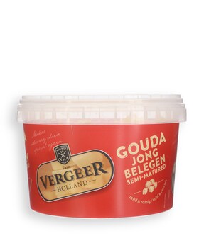 Kaasblokjes 48+ Jong-Belegen bak 1kg.