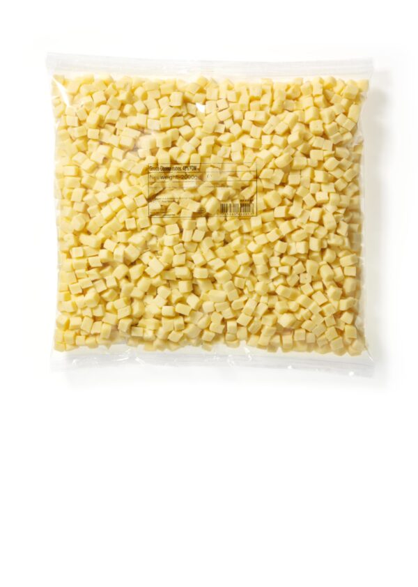 Kaasblokjes jb 6x6x6mm 2 kg.