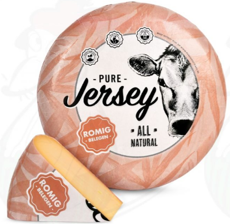 Pondstuk Pure Jerseykaas romig belegen