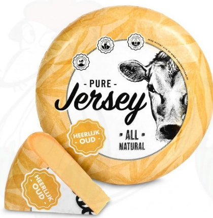 Pure Jerseykaas heerlijk oud heel p/kg.