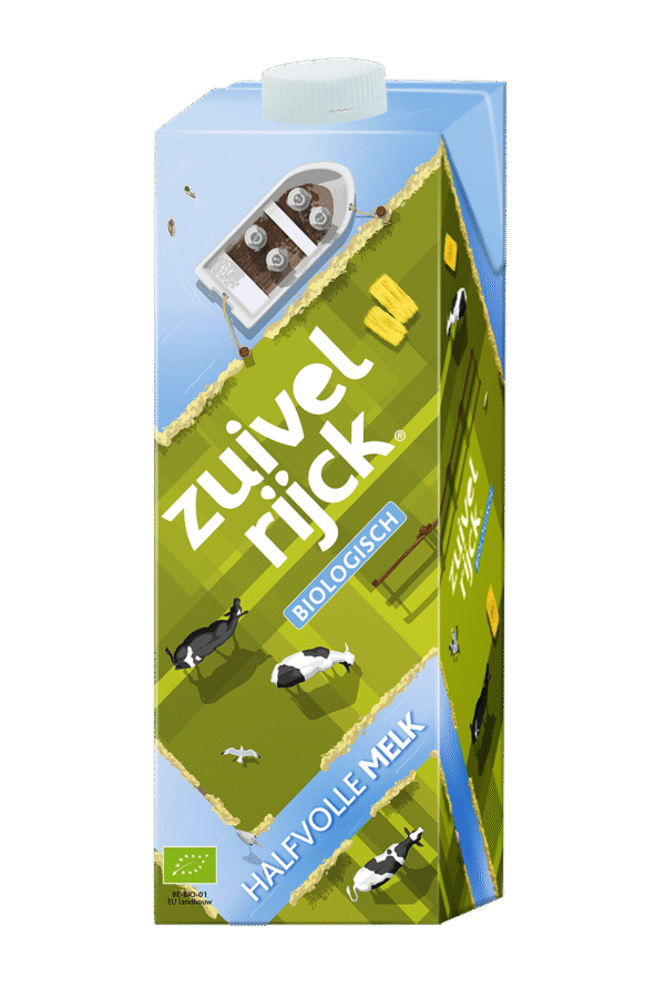 Zuivelrijck BIO halfvolle melk 1 ltr.