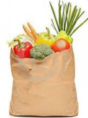 Groententas groot (4 personen) p./tas