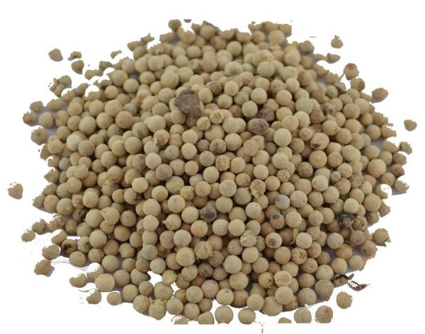 Peperkorrels wit heel zak 1 kg.