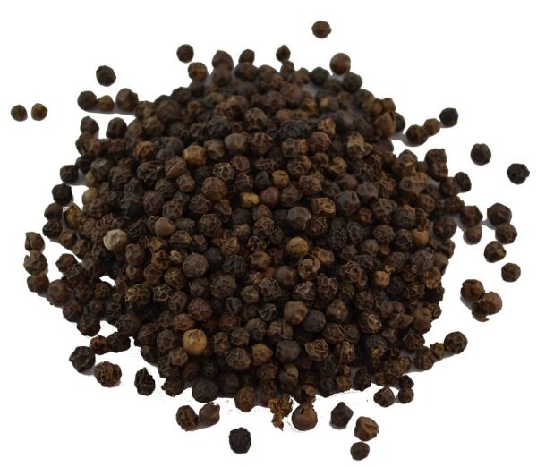 Peperkorrels zwart heel zak 1 kg.