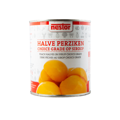 Perziken halve Nestor blik 825 gr.