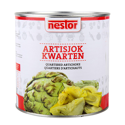 Artisjokken kwarten blik 3 ltr.