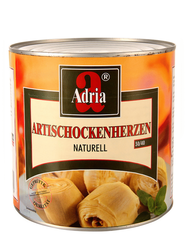 Artisjokken harten 2,5 kg.