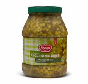 Augurkenblokjes Kroon 2400 ml.