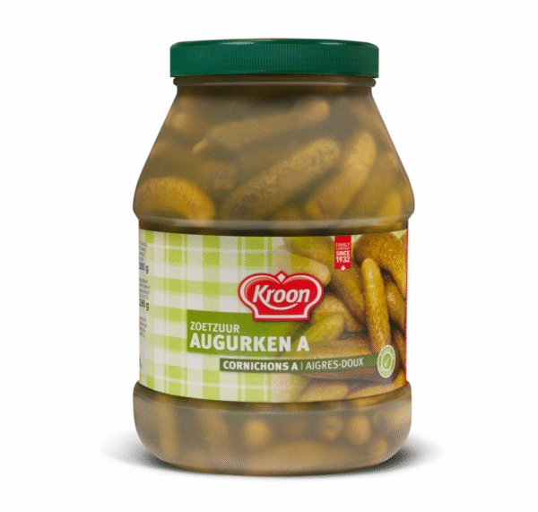 Augurken A zoet/zuur Kroon 2400 ml.