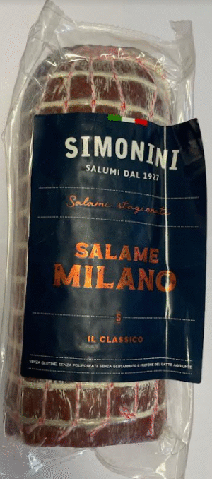 Salami Milano Simonini (vacuüm) p/kg.