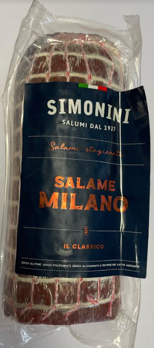 Salami Milano Simonini (vacuüm) p/kg.