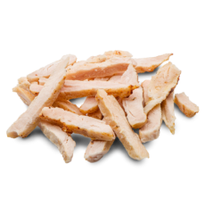 Kipfiletreepjes gegaard 5x1 kg. (30100)