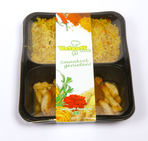 Nasi kipfiletspies Satesaus 450 gr.