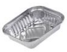 Aluminium bakje 125L 250cc 100st.