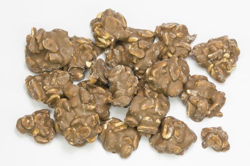 Chocolade pindarotsjes melk 200 gr.