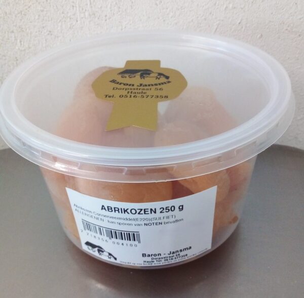 Abrikozen 250 gr.