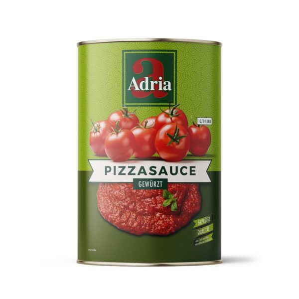 Pizzasaus Adria blik 4250 ml.