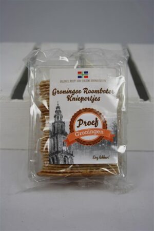 Kniepertjes Groningen+stickers 200 gr.