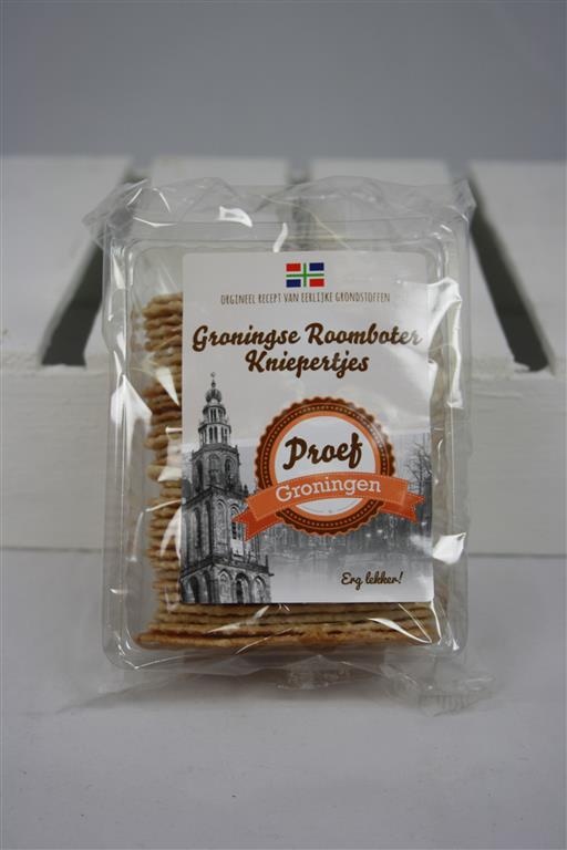 Kniepertjes Groningen+stickers 200 gr.