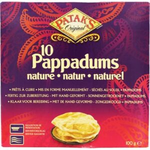 * Patak's Original Pappadums 10x100 gr.