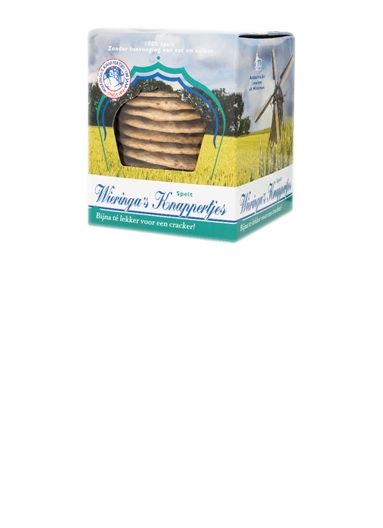 Wieringa Spelt Knappertjes 6x140 gr.
