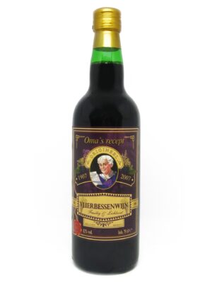Oma's Recept Vruchtenwijn Vlierbes 0,75