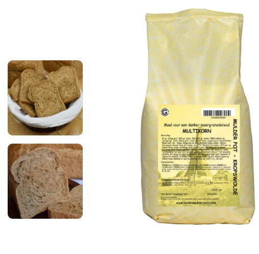 Multikorn broodmix 2 kg.