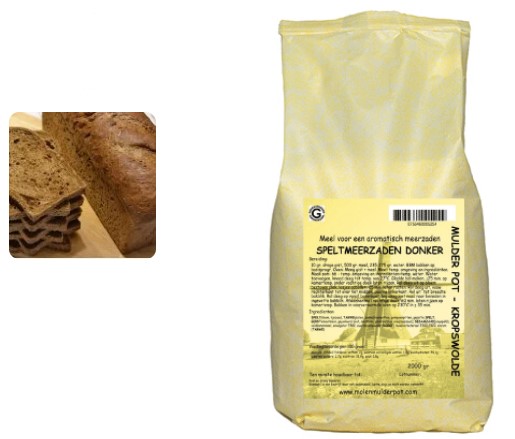 Speltmeerzaden donker 2 kg.