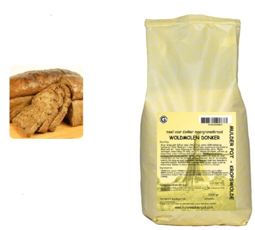 Woldmolen donker 2 kg.