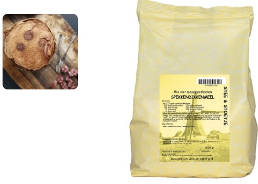 Spekkendikkenmeel 1 kg.