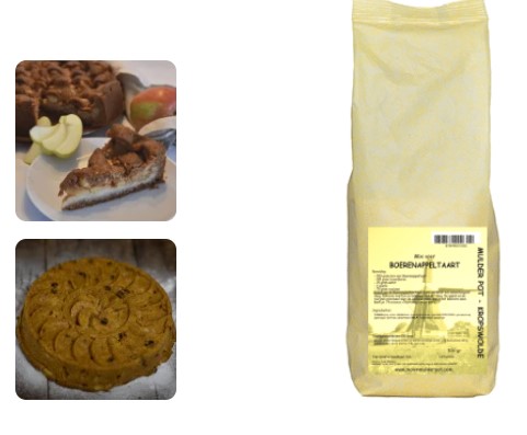 Boerenappeltaart 500 gr.