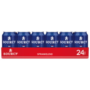 * Sourcy rood blikje 24x0,33 ltr.