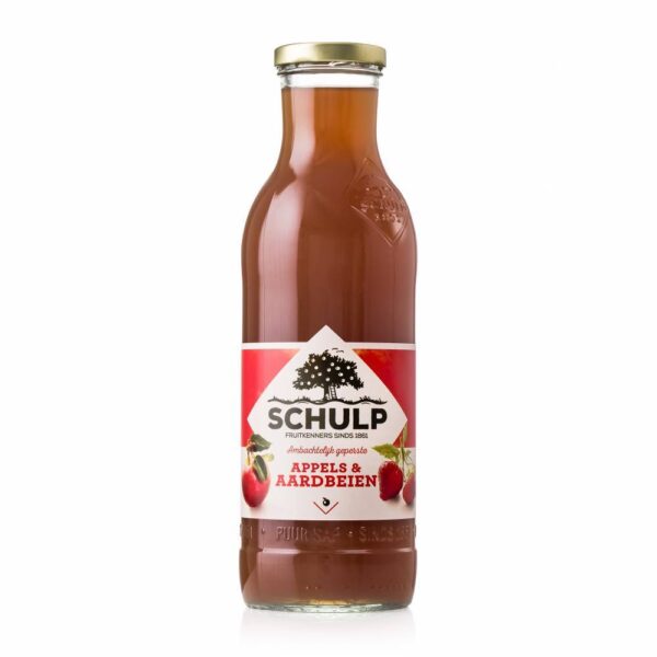 Schulp appel/aardbei 6x0,75 ltr.