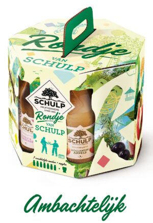 Schulp Rondje Oranje 2026 7x0,2ltr+glas