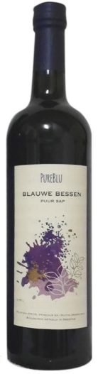 Blauwe Bessensap BIO puur 6x750 ml.