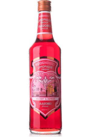 Hooghoudt siroop aardbei 0,70 ltr.