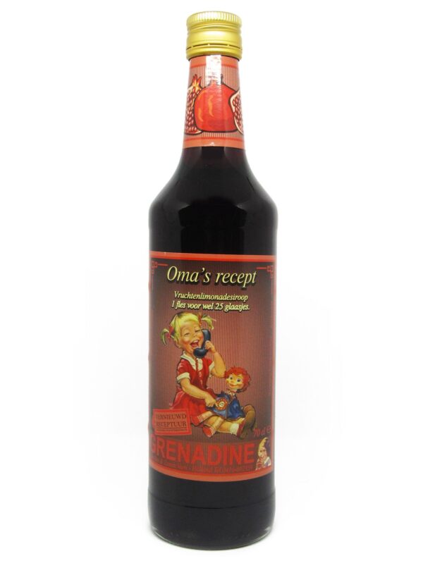 Oma's recept grenadinesiroop 70 cl.