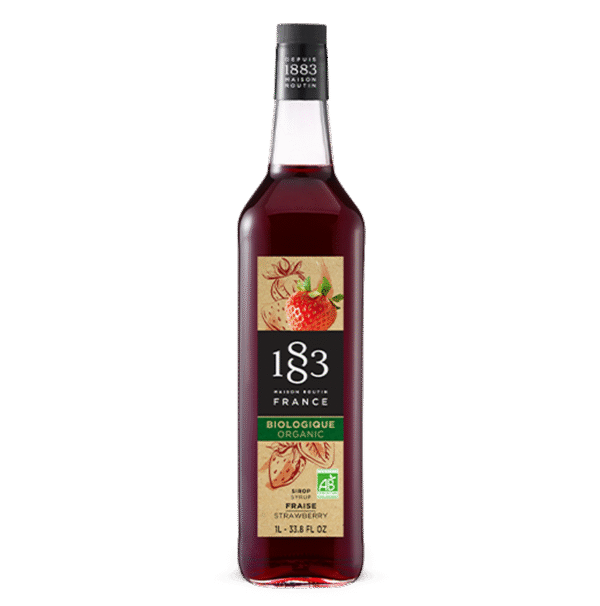 Siroop Routin 1883 Aardbei BIO  1ltr.
