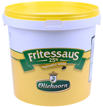 Oliehoorn Fritessaus 25% emmer 10 ltr.