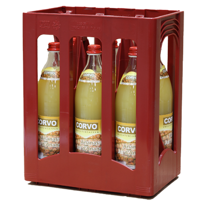 Ananassap krat 6x1 ltr.