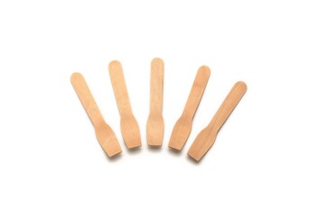 IJslepeltje hout 95 mm. 300 st.