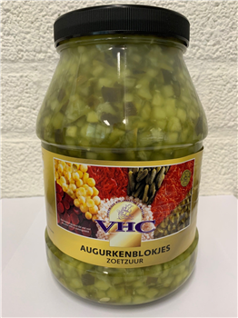 Augurken blokjes Kroon 2400 ml.