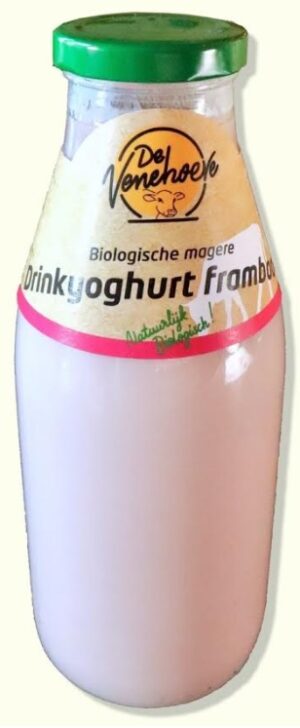 Venehoeve BIO drinkyogh framboos pot 1lt