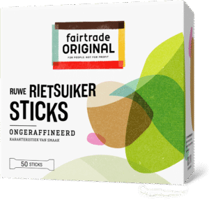 FairTrade Rietsuikersticks 12x50x4 gr.