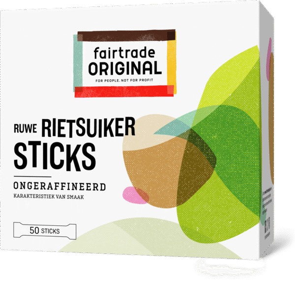 FairTrade Rietsuikersticks 12x50x4 gr.